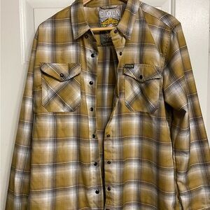 Dixon Yellow Plaid Flannel Shirt